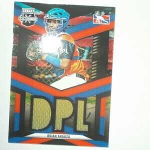 Brian Arauza MATERIAL 2023 Panini Elite Extra Edition Baseball RC Dominican DPL